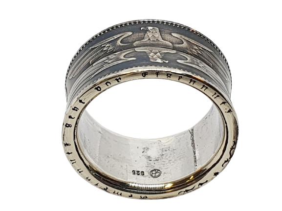 5 Reichsmark Daumenring - monumentales historisch