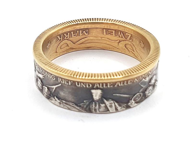 Luxus Ring 1913 - 2 Mark Gold Silber | dieringmacher