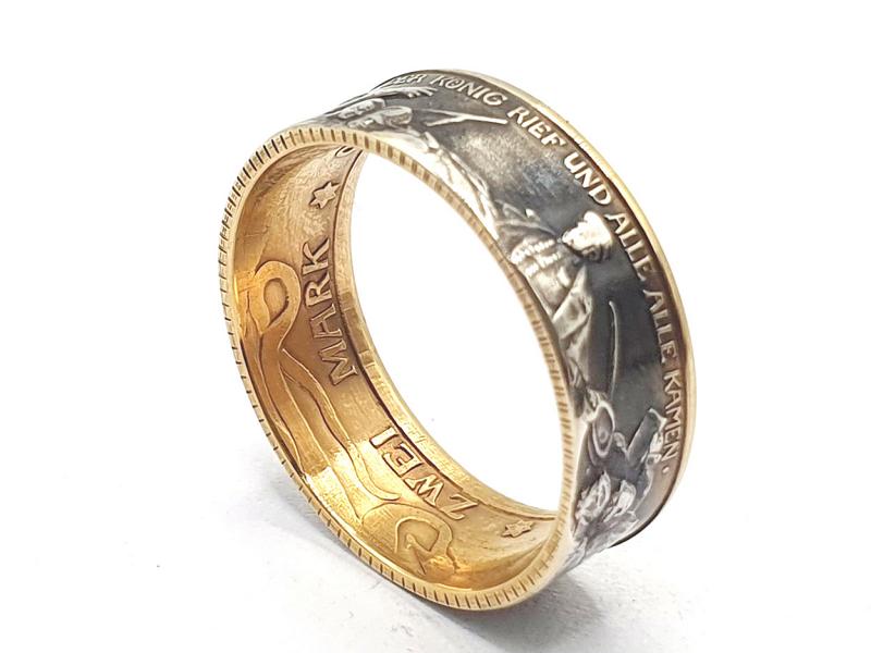 Luxus Ring 1913 - 2 Mark Gold Silber | dieringmacher