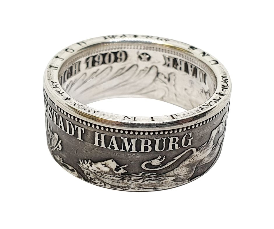 Hansestadt Ring Hamburg - 3 Mark 900 Silber | dieringmacher