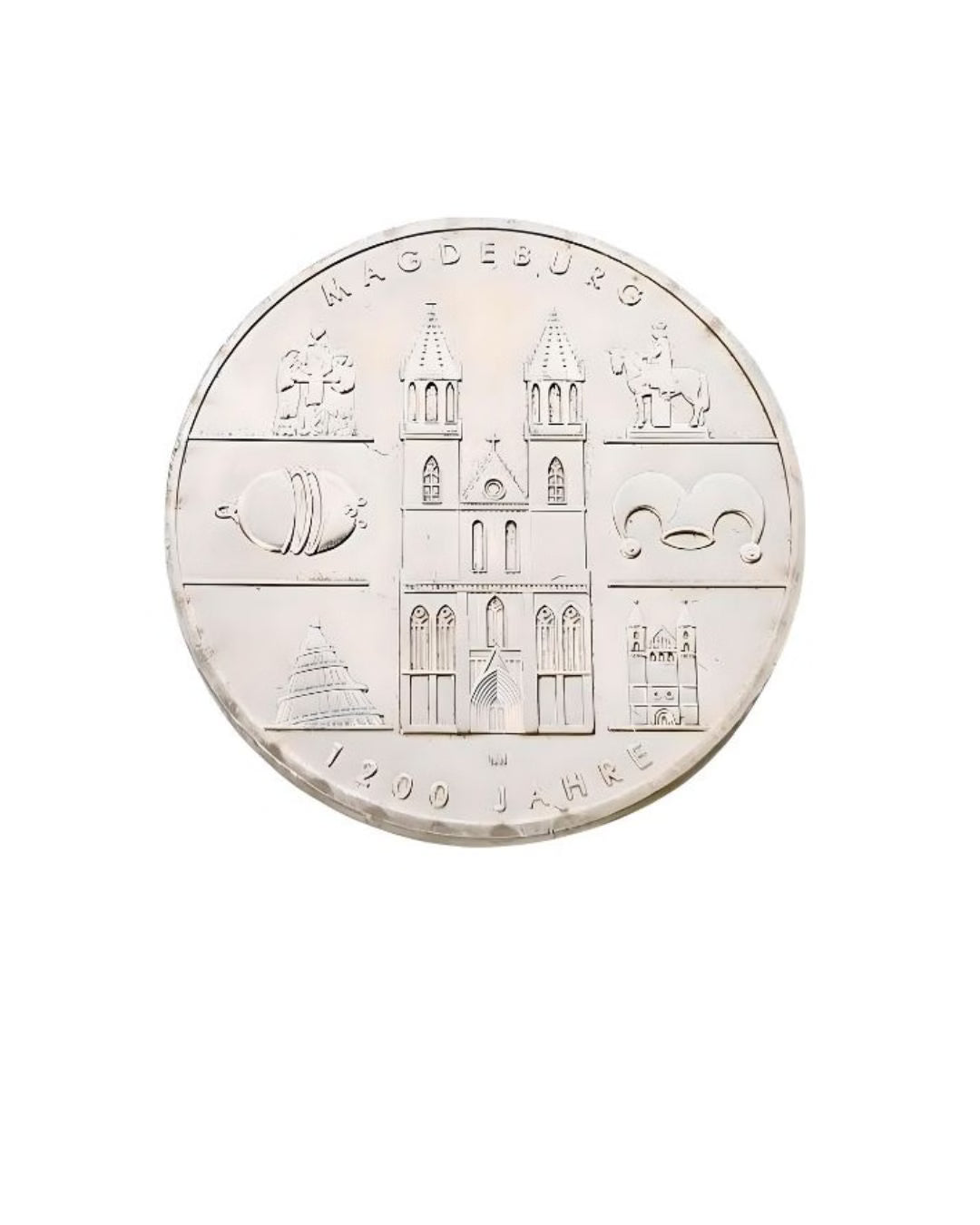 Magdeburg Ottostadt 10 Euro Münzring 2005 - Sachsen-Anhalt Gedenkmünze