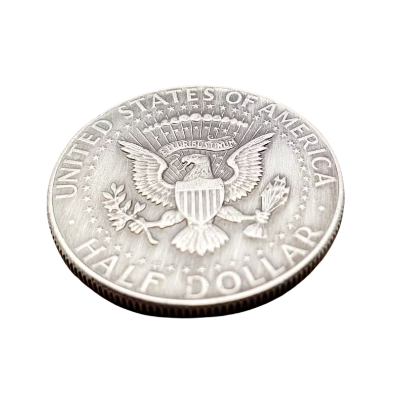 Handgefertigter Kennedy-Ring aus 1964 Half Dollar USA