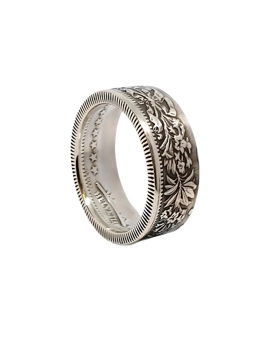 Handgefertigter Münzring aus Schweizer Franken Silbermünze – Vintage Schmuck Unikat