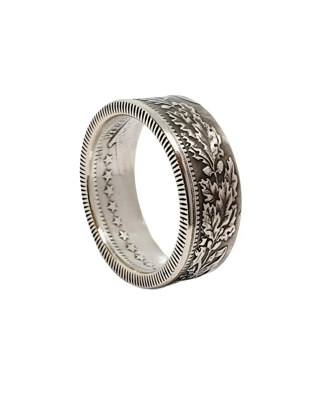 Handgefertigter Münzring aus Schweizer Franken Silbermünze – Vintage Schmuck Unikat