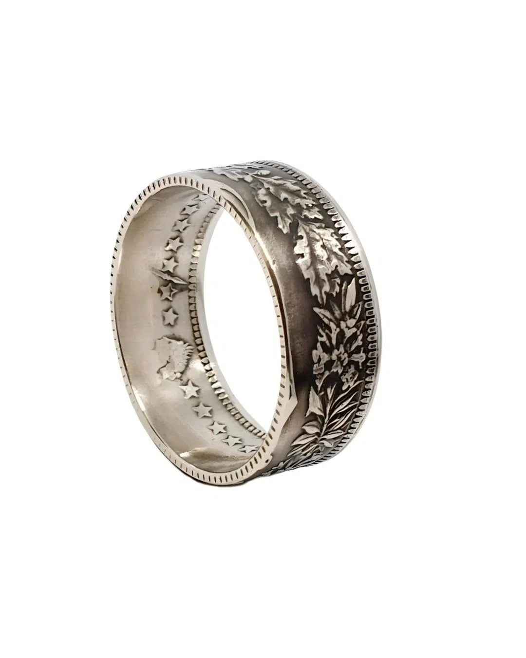 Handgefertigter Münzring aus Schweizer Franken Silbermünze – Vintage Schmuck Unikat