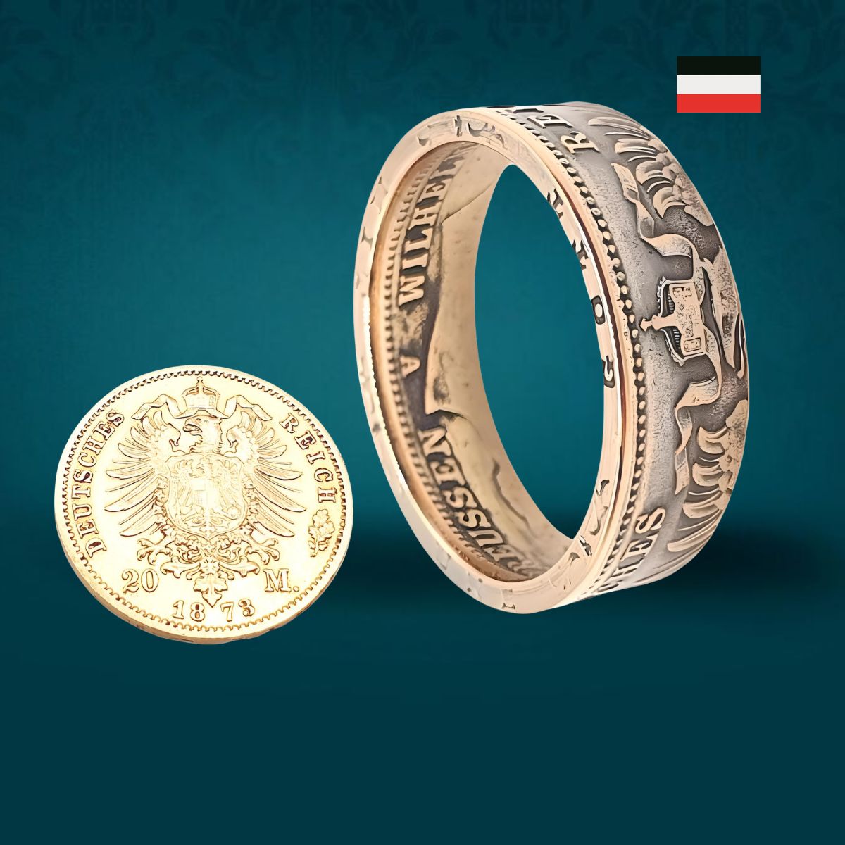 Goldringe aus Münzen