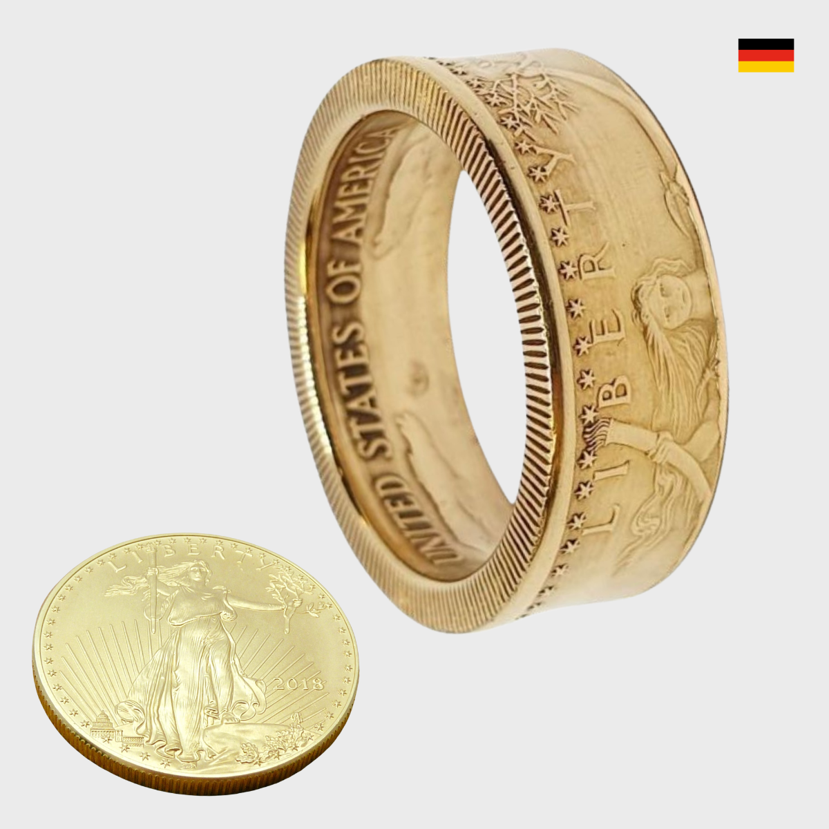 Goldringe aus Münzen