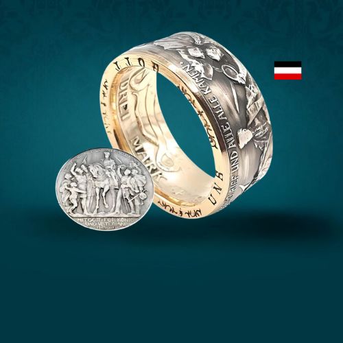 Münzringe Kaiserzeit (1871–1918) – Handgefertigte Unikate
