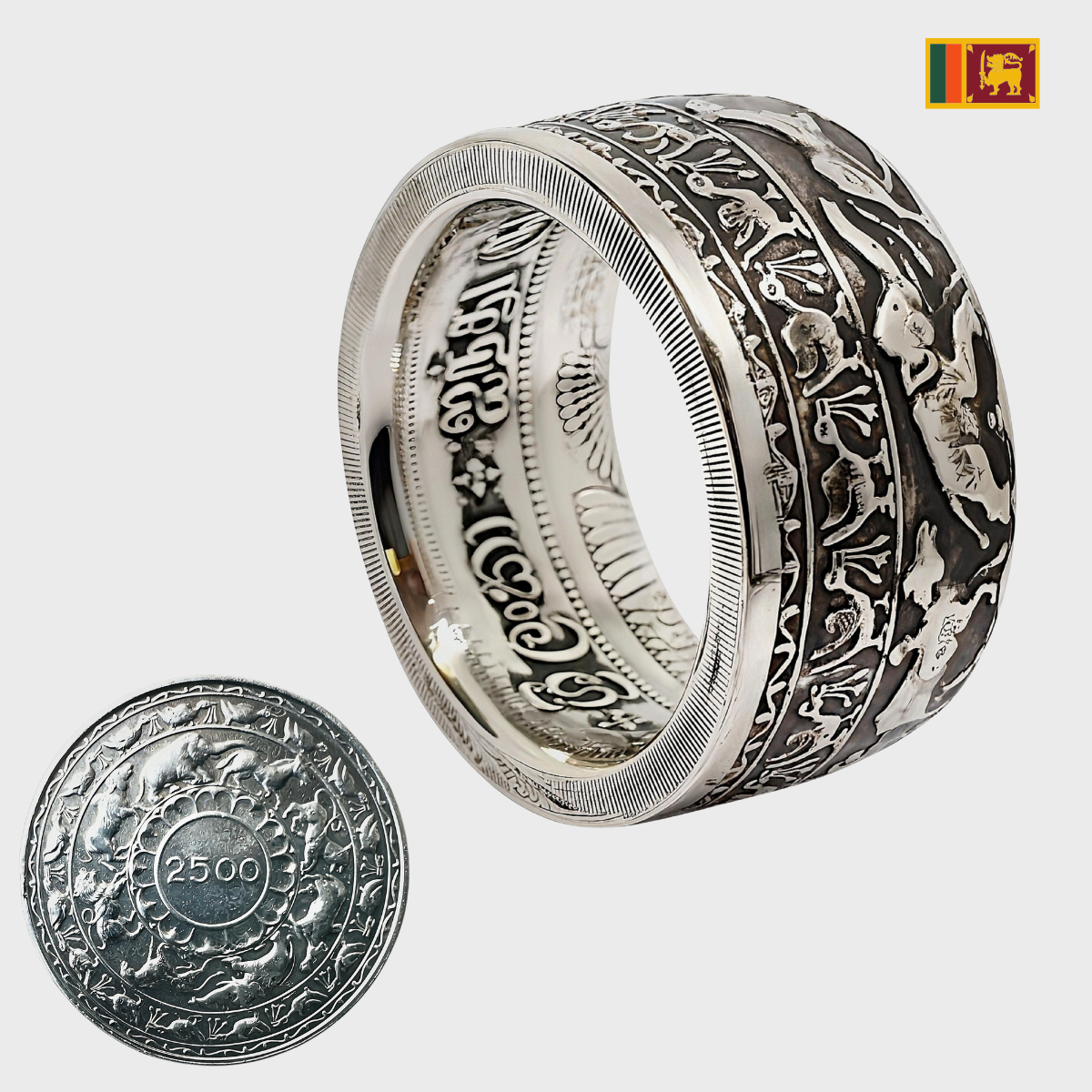 Münzringe 5 Rupees Münzen – Sri Lanka