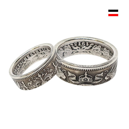 Einzigartige 900 Silber Eheringe – individuell graviert, kostenloser Versand, perfekt als Geschenk zur Hochzeit oder zum Jubiläum.