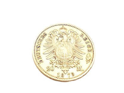 Goldring aus original 20 Goldmark-Münze des Kaiserreichs – handgefertigt