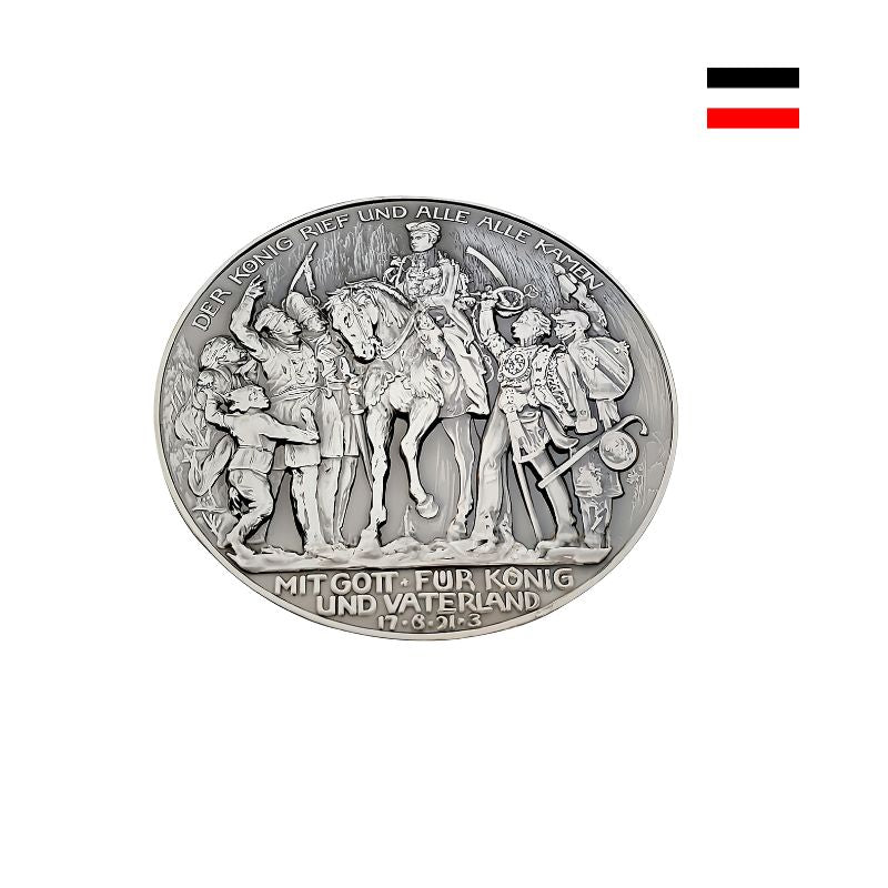 Einzigartiger Kaiserreich-Ring aus echter 3-Mark-Silbermünze von 1913 – Schmuck mit Geschichte