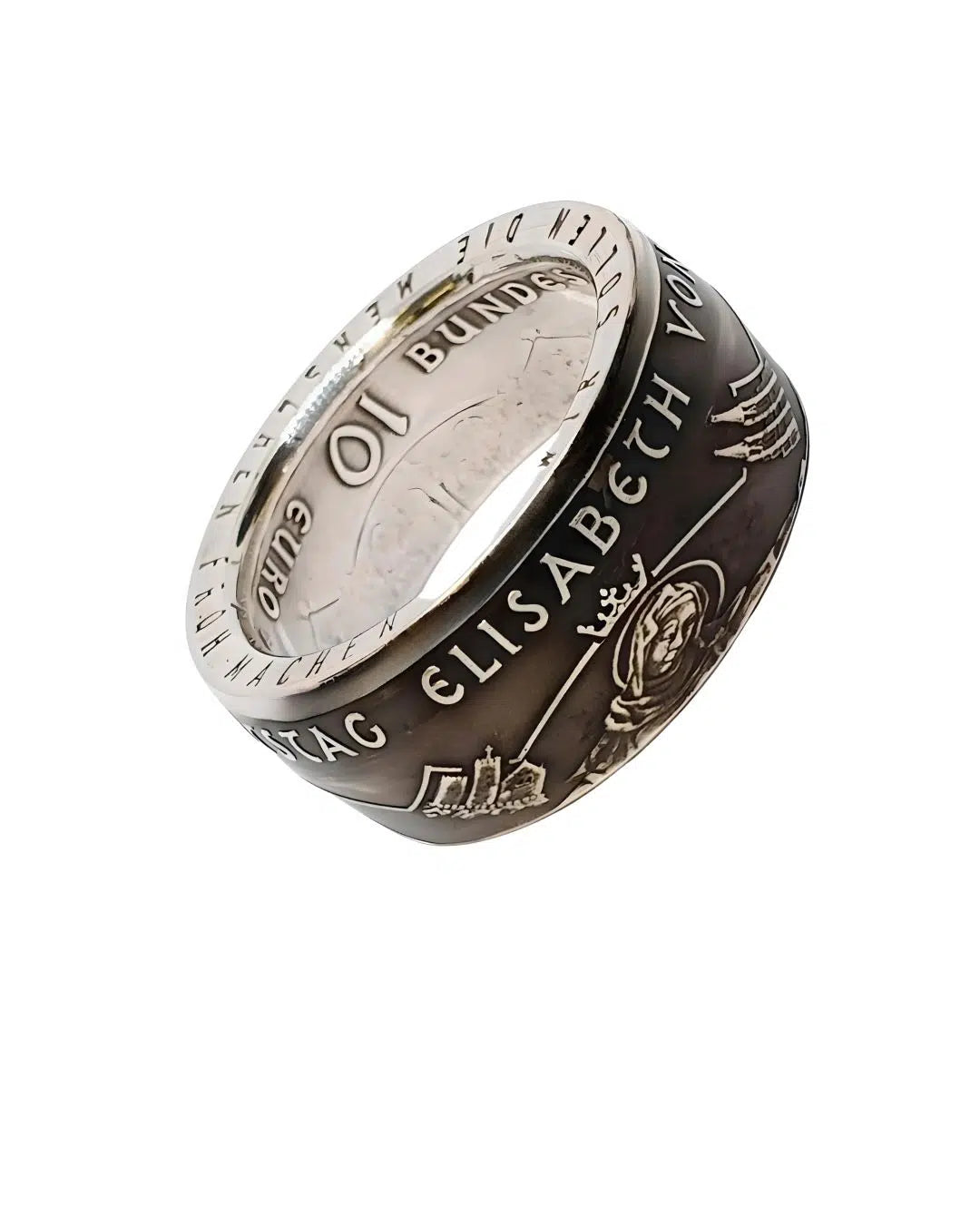 Elisabeth von Thüringen 10 Euro Münzring 2007 - Heilige Gedenkmünze
