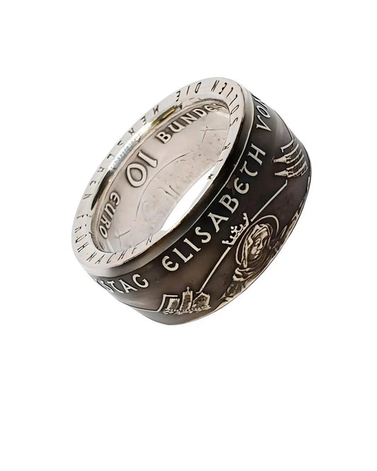 Elisabeth von Thüringen 10 Euro Münzring 2007 - Heilige Gedenkmünze