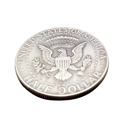 Handgefertigter Kennedy-Ring aus 1964 Half Dollar USA