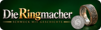 Logo von Die Ringmacher, Ringe aus echten Münzen