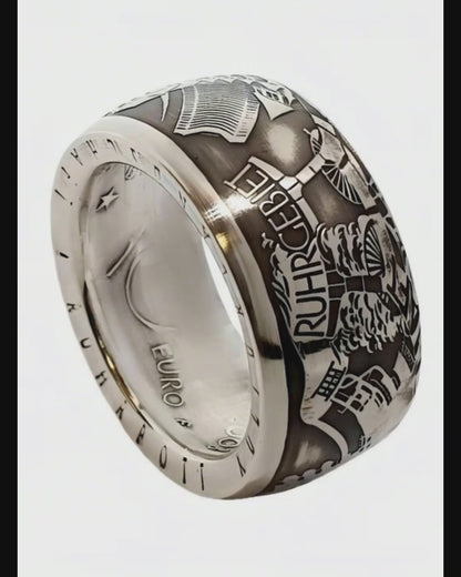 Münzring Ruhrgebiet Silber Industriekultur 10 Euro 2003